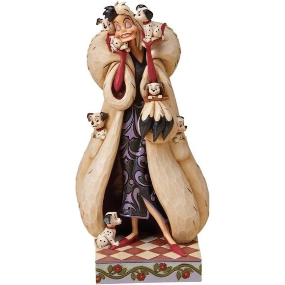 Jim Shore Other - Jim Shore Disney Cruella Fur Lined Diva RARE new In box Showcase Collection